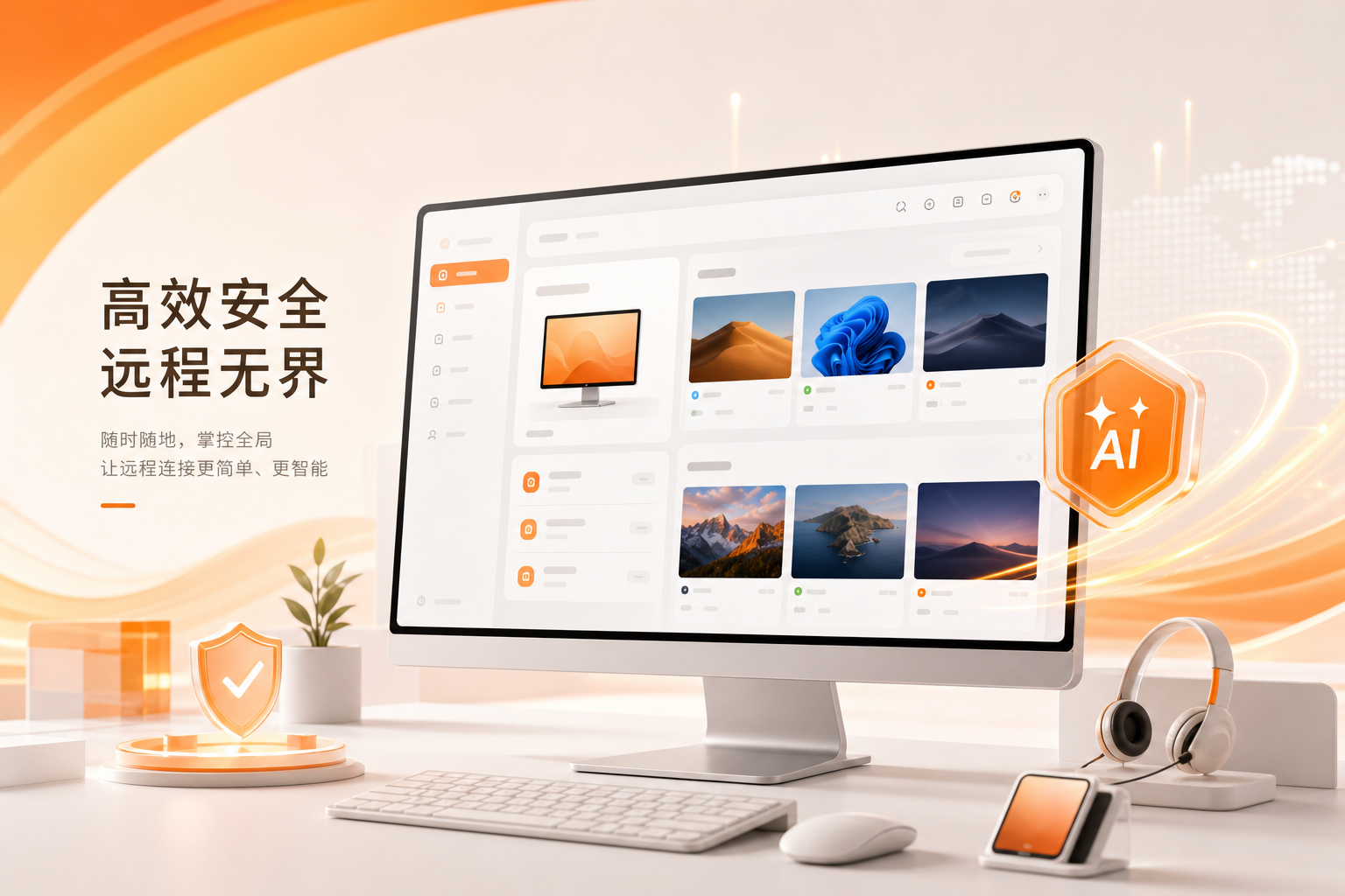向日葵未来远程连接核心界面